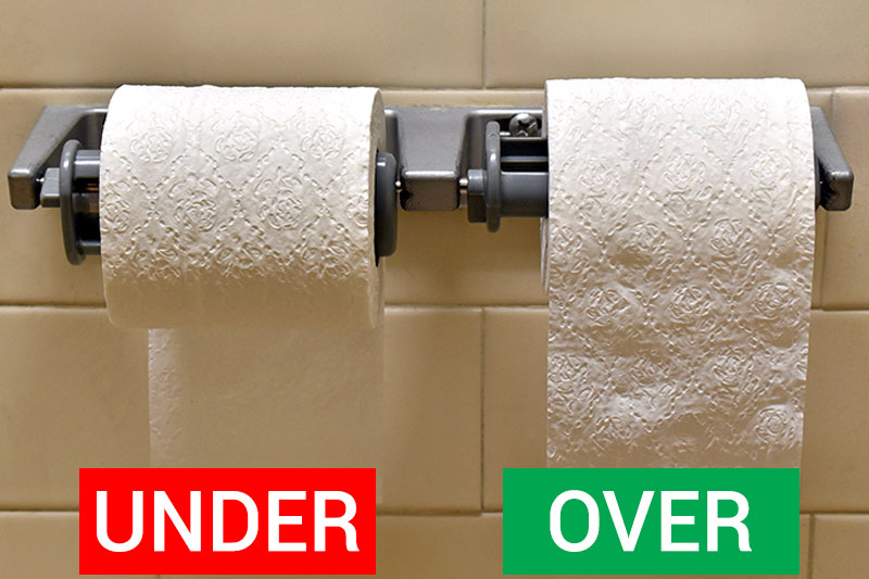 This is The Correct Way to Hang Toilet Paper, According to Science