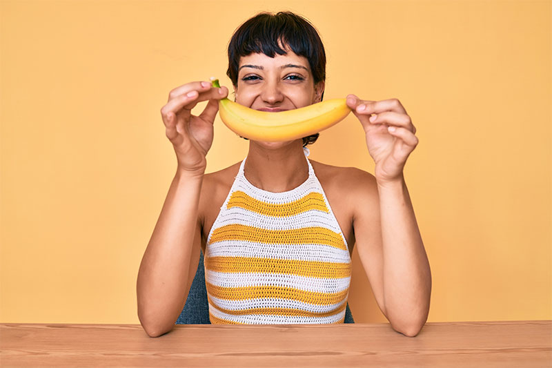 Banana peels can give you a great smile