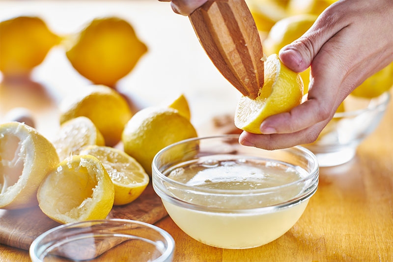Add lemon to smoothies